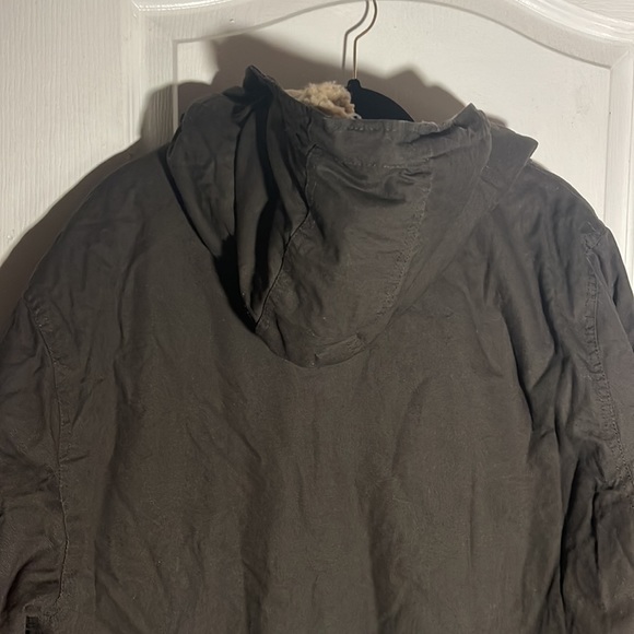 Lee Men’s Workwear Hooded Sherpa Lined Jacket Size Large NWT - Picture 10 of 11